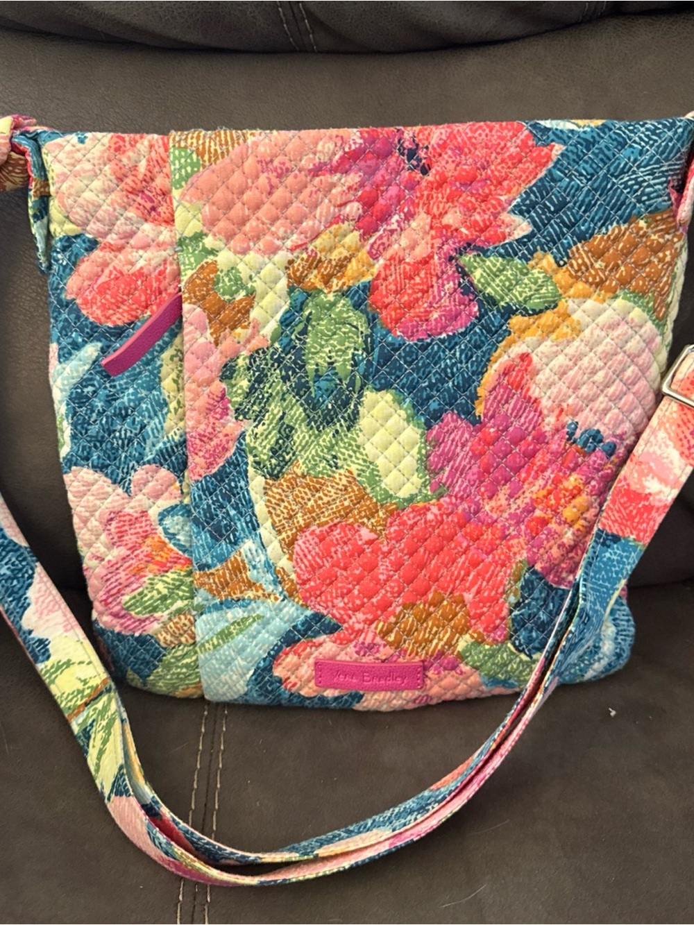Vera Bradley Quilted Superbloom Carson Crossbody (Retired 2018)